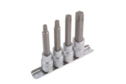 Laser Tools 2379 Long Star Socket Bit Set 1/2"D 4pc Laser Tools