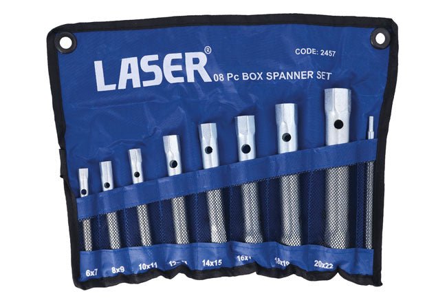 Laser Tools 2457 Box Spanner Set 8pc Laser Tools