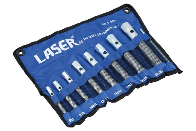 Laser Tools 2457 Box Spanner Set 8pc Laser Tools
