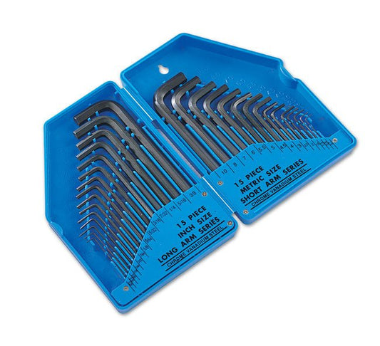Laser Tools 2577 Metric & Imperial Hex Key Set 30pc Laser Tools