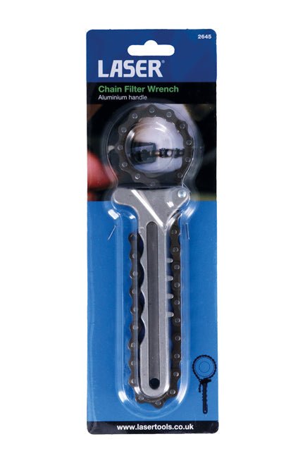 Laser Tools 2645 Oil Filter Wrench - to 125mm dia Laser Tools