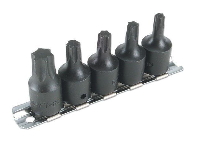 Laser Tools 2983 Star Socket Bit Set 3/8"D 5pc Laser Tools