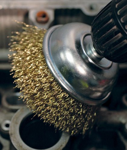 Laser Tools 3147 Cup Brush with Quick Chuck 75mm Laser Tools