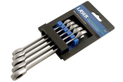 Laser Tools 3229 Ratchet Ring Combination Spanner Set 5pc Laser Tools