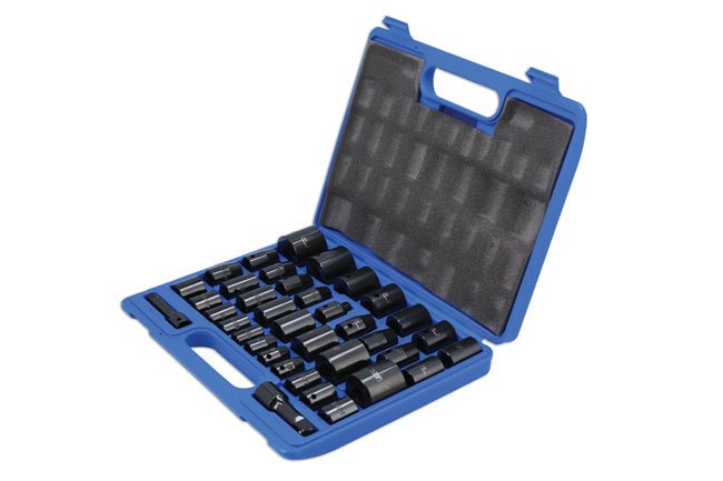 Laser Tools 3288 Impact Socket Set 3/8"D, 1/2"D 37pc Laser Tools