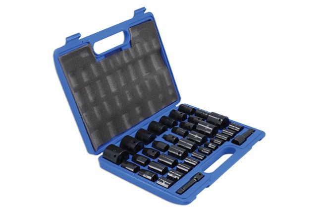 Laser Tools 3288 Impact Socket Set 3/8"D, 1/2"D 37pc Laser Tools
