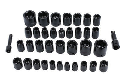 Laser Tools 3288 Impact Socket Set 3/8"D, 1/2"D 37pc Laser Tools