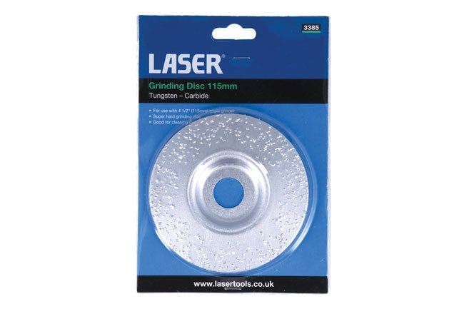 Laser Tools 3385 Tungsten Grinding Disc 115mm Laser Tools