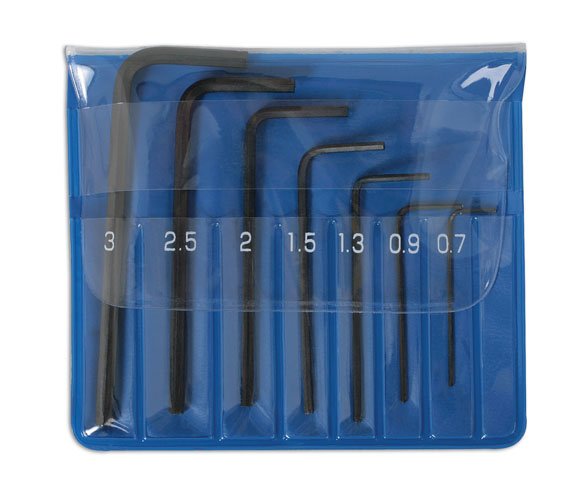 Laser Tools 3403 Miniature Hex Key Set 7pc Laser Tools