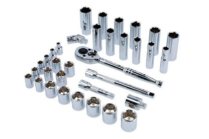 Laser Tools 3496 Socket Set 3/8"D 34pc Laser Tools