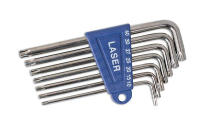 Laser Tools 3498 Tamperproof Star Key Set 7pc Laser Tools