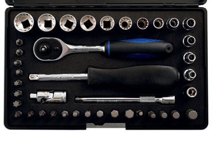 Laser Tools 3568 Alldrive Socket & Bit Set 1/4"D 40pc Laser Tools