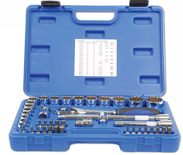 Laser Tools 3571 Alldrive Socket Set 1/2"D 42pc Laser Tools