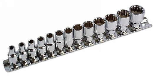 Laser Tools 3592 Alldrive Socket Set 1/4"D 13pc Laser Tools
