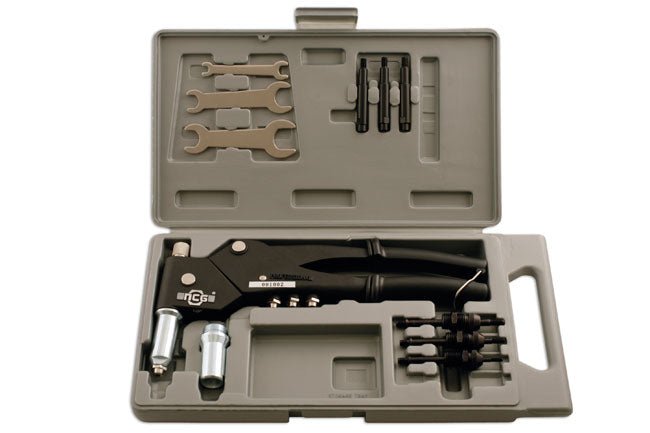 Laser Tools 3713 Swivel Head Riveter Set Laser Tools