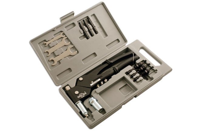 Laser Tools 3713 Swivel Head Riveter Set Laser Tools
