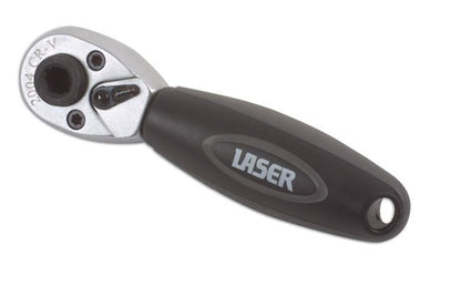 Laser Tools 3723 Stubby Ratchet & Bit Driver 1/4"D Laser Tools