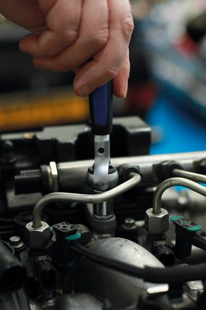 Laser Tools 3981 Swivel Head Ratchet 1/4"D Laser Tools