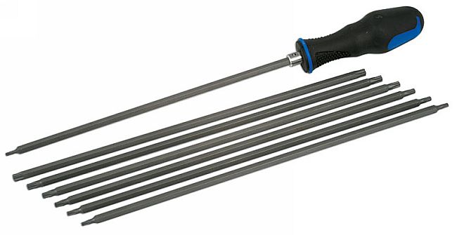Laser Tools 3992 Extra Long Star Screwdriver Set 7pc Laser Tools