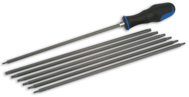 Laser Tools 3992 Extra Long Star Screwdriver Set 7pc Laser Tools