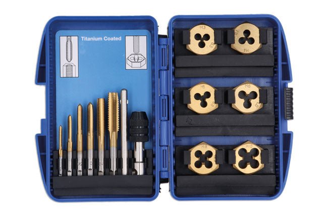 Laser Tools 4026 Metric Tap & Die Set 13pc Laser Tools