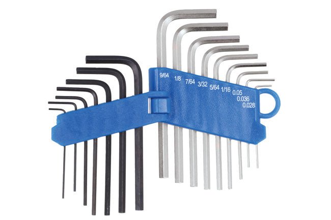 Laser Tools 4196 Miniature Metric & Imperial Hex Key Set 16pc Laser Tools