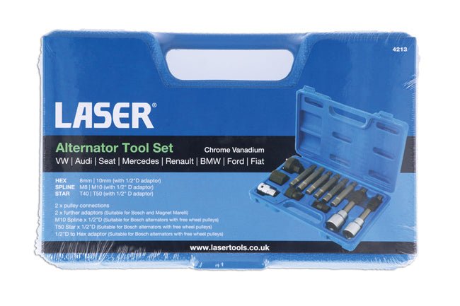 Laser Tools 4213 Alternator Tool Set 13pc Laser Tools
