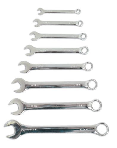 Laser Tools 4446 Whitworth Combination Spanner Set 1/8" - 9/16" 8pc Laser Tools