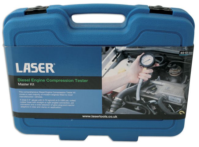 Laser Tools 4510 Diesel Engine Compression Master Test Kit Laser Tools