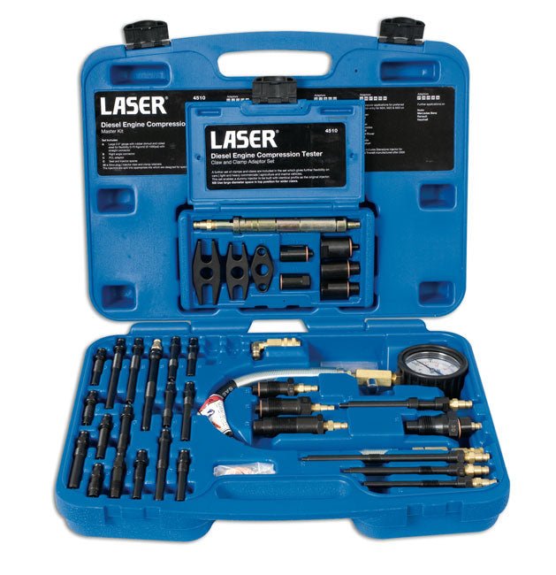 Laser Tools 4510 Diesel Engine Compression Master Test Kit Laser Tools
