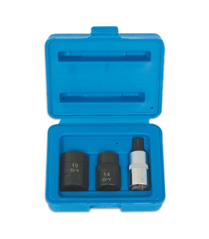 Laser Tools 4512 Pentagon Socket & Bit Set 3pc Laser Tools