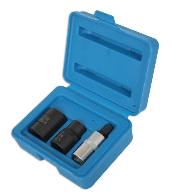 Laser Tools 4512 Pentagon Socket & Bit Set 3pc Laser Tools