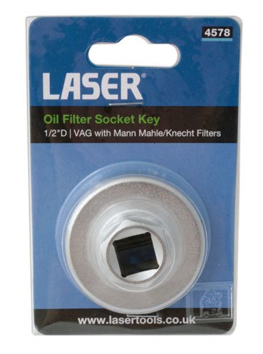 Laser Tools 4578 Oil Filter Wrench 1/2"D - 42mm Laser Tools