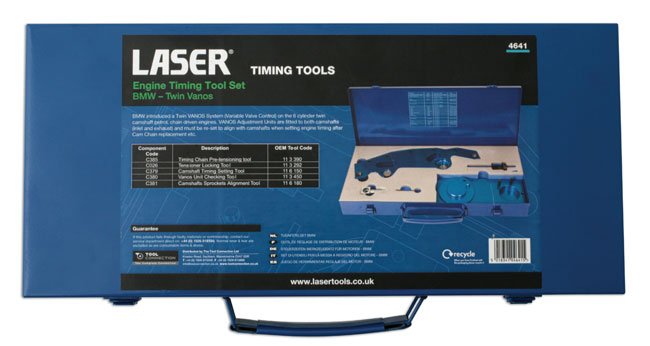 Laser Tools 4641 Timing Tool Kit - for BMW M52, M54 Laser Tools