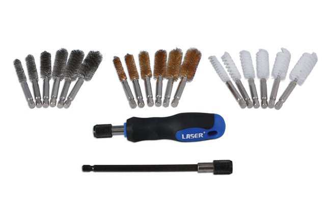 Laser Tools 4710 Wire Brush Set 20pc Laser Tools