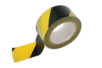 Laser Tools 4725 Hazard Warning Tape 33m x 50mm Laser Tools