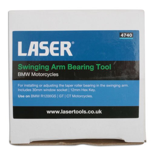 Laser Tools 4740 Swinging Arm Bearing Tool 1/2"D - for BMW Laser Tools