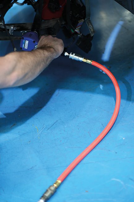 Laser Tools 4834 High Vis Air Line Whip/Leader Hose 600mm x 10mm Laser Tools