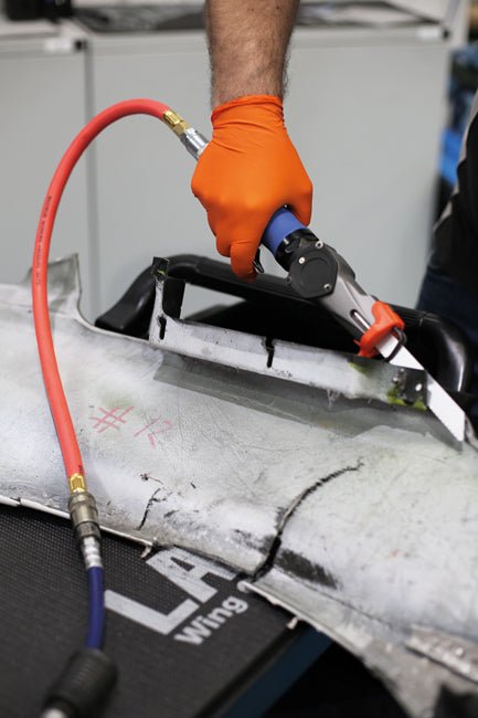 Laser Tools 4834 High Vis Air Line Whip/Leader Hose 600mm x 10mm Laser Tools