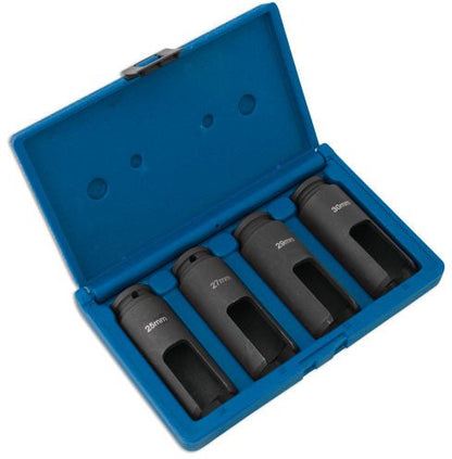 Laser Tools 4843 Diesel Injector Nozzle Sockets 1/2"D 4pc Laser Tools