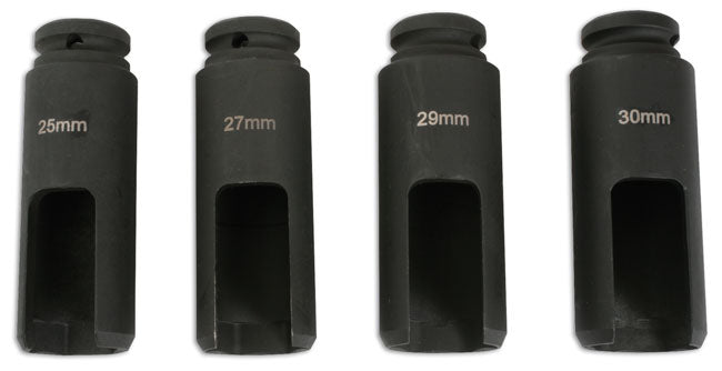 Laser Tools 4843 Diesel Injector Nozzle Sockets 1/2"D 4pc Laser Tools