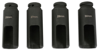 Laser Tools 4843 Diesel Injector Nozzle Sockets 1/2"D 4pc Laser Tools
