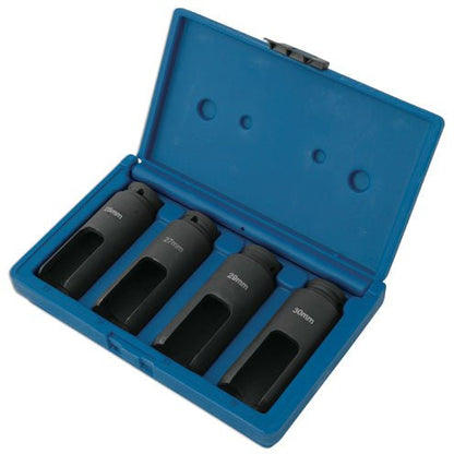 Laser Tools 4843 Diesel Injector Nozzle Sockets 1/2"D 4pc Laser Tools