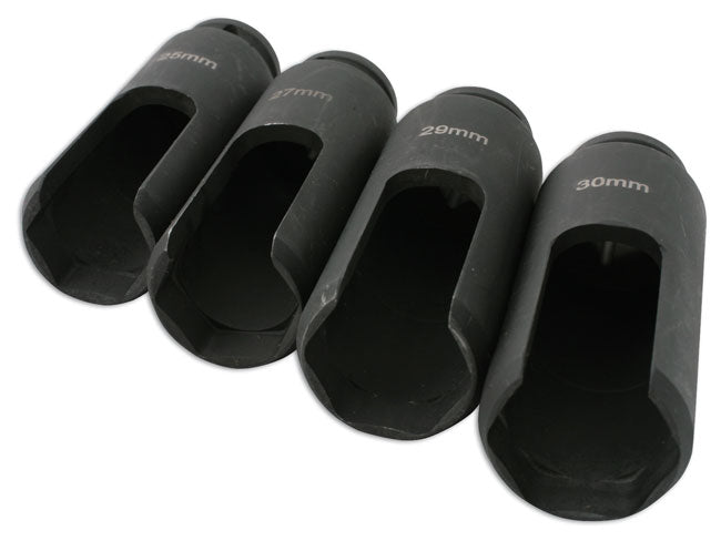 Laser Tools 4843 Diesel Injector Nozzle Sockets 1/2"D 4pc Laser Tools