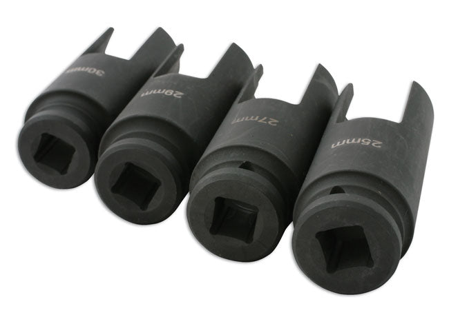 Laser Tools 4843 Diesel Injector Nozzle Sockets 1/2"D 4pc Laser Tools