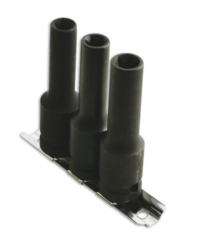 Laser Tools 4873 Impact Star Socket Set 1/2"D 3pc Laser Tools