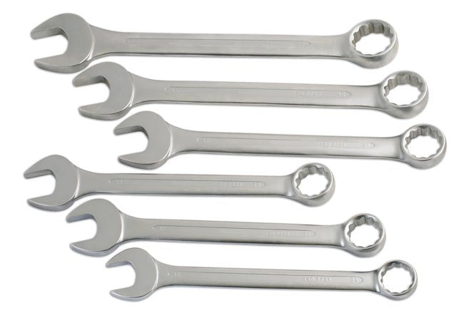 Laser Tools 4887 Jumbo Combination Spanner Set 6pc Laser Tools