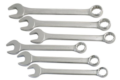 Laser Tools 4887 Jumbo Combination Spanner Set 6pc Laser Tools