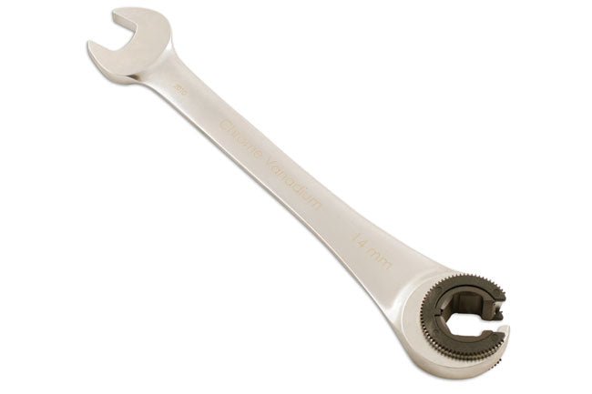 Laser Tools 4903 Ratchet Flare Nut Wrench 14mm Laser Tools