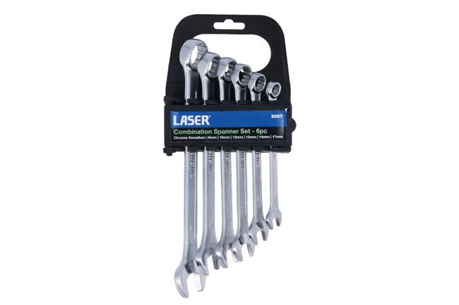 Laser Tools 5007 Combination Spanner Set - 6pc - Metric Laser Tools